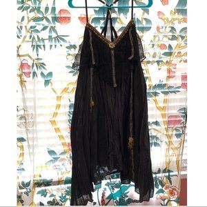 💛 SALE Free People layered embroidered dress